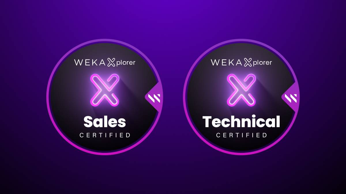 Certifications - WEKA