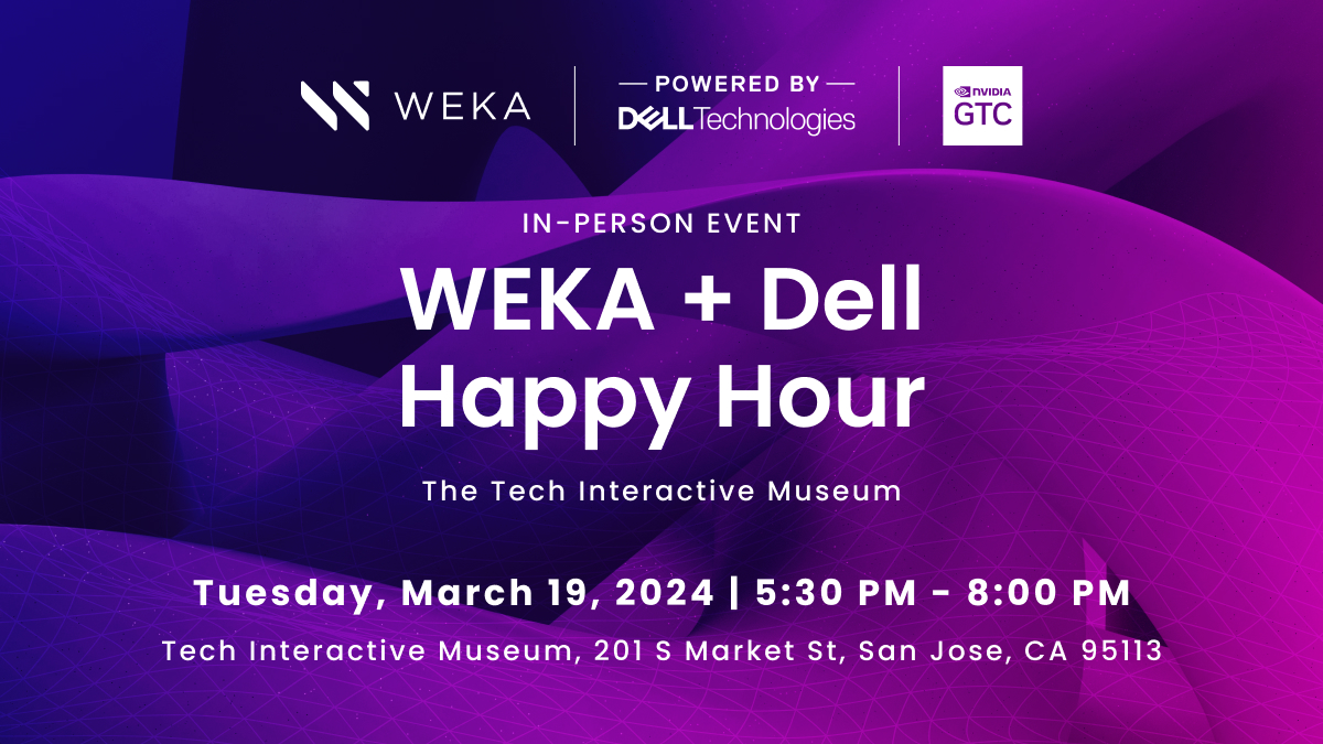 WEKA/Juniper Happy Hour Tech Interactive Museum - WEKA