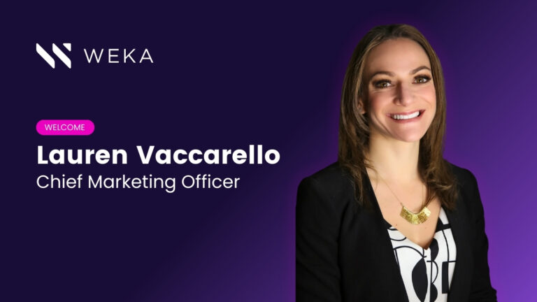 WEKA Names Software Industry Luminary Lauren Vaccarello As Its First CMO