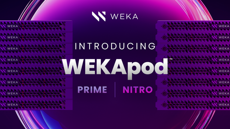 WEKA Introduces New WEKApod Appliances to Accelerate Enterprise AI Deployments