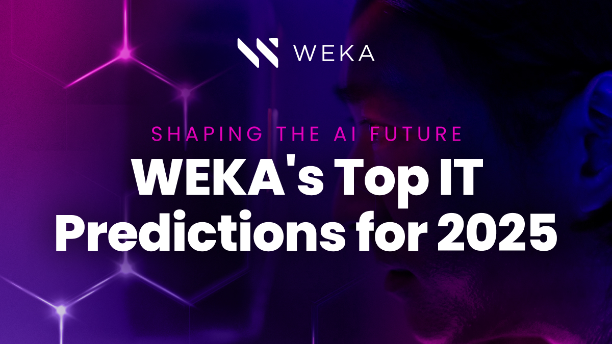 Shaping the AI Future: WEKA’s Top IT Predictions for 2025