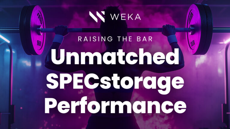 Raising the Bar: WEKA and HPE Achieve Unmatched SPECstorage Performance