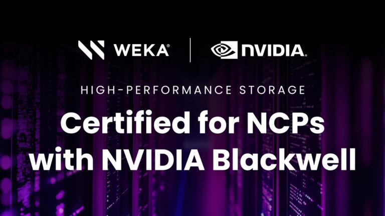 WEKA Unleashing AI Reasoning with NVIDIA Blackwell