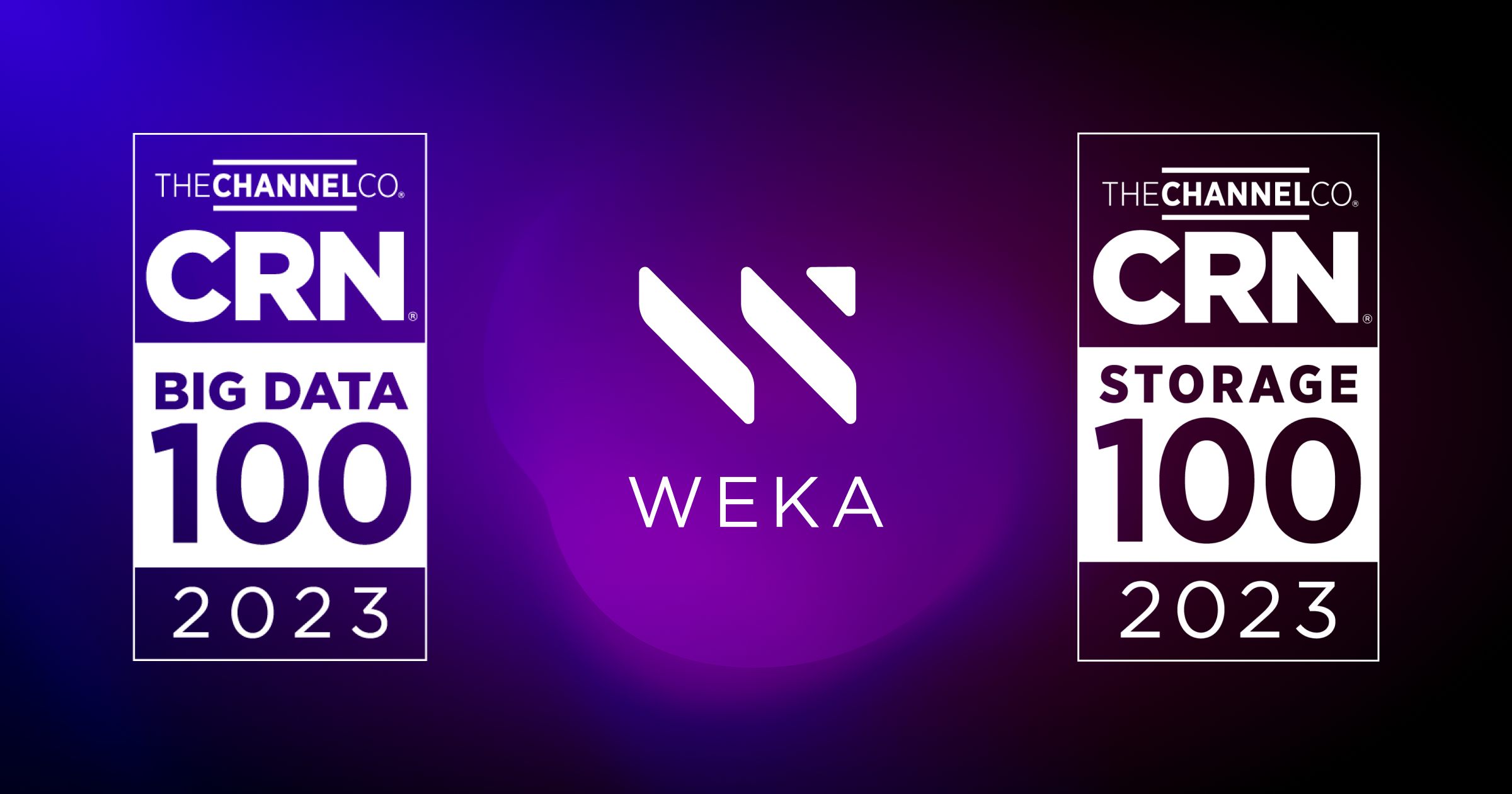 WEKA Honored on 2023 CRN Big Data 100 and CRN Storage 100 Lists WEKA