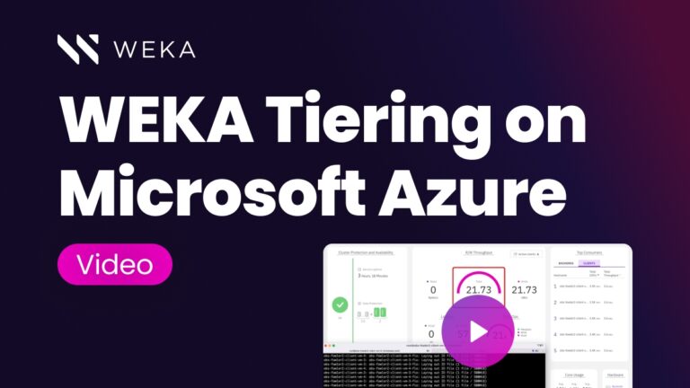 WEKA File System Tiering on Microsoft Azure